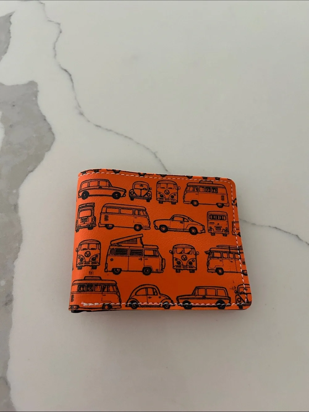 Unisex Orange Camper Bus Wallet - Paul Frank/ Park la fun